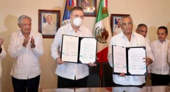 AMLO y Belice acuerdan suspender aranceles de alimentos; impulsarán programa Sembrando Vida