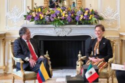 Beatriz Gutiérrez Müller y Gustavo Petro